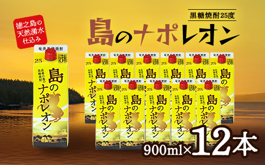 島のナポレオン900ml紙パック12本セット　mkmt04