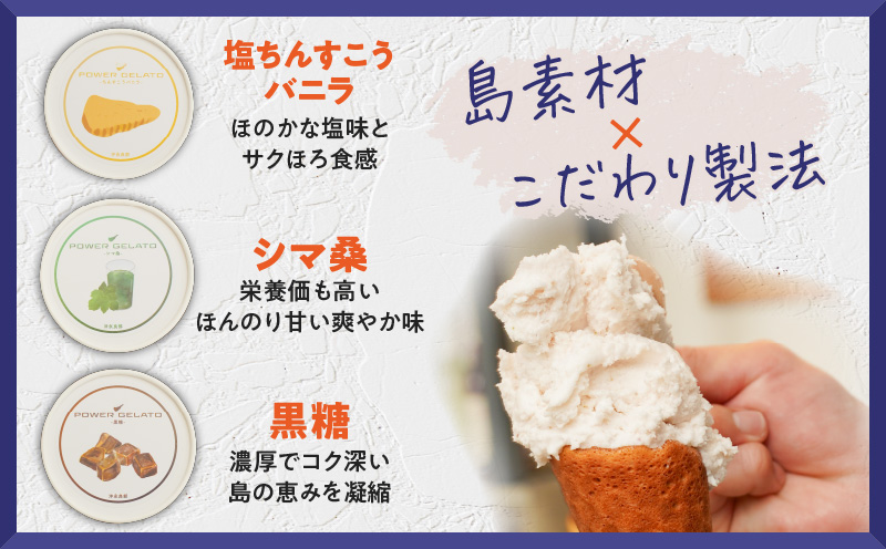 POWER GELATO 沖永良部島産（定番セット12個入り）　W066-001-02