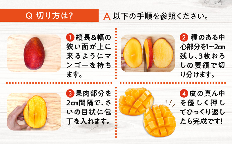 【2026年先行予約】甘い香りの贈り物！山下農園の完熟アップルマンゴー 1kg（2～3玉）　W063-003-01