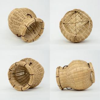 沖永良部島の手づくり竹細工「ティル（魚籠）」！