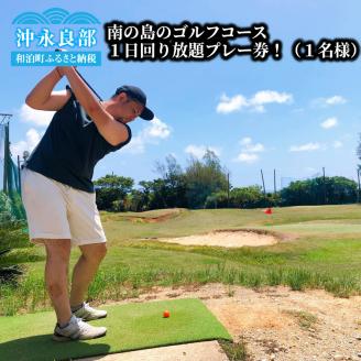 南の島のゴルフコース（ショートコース）１日回り放題プレー券！シューズ・クラブ・ボールレンタル料込の超満喫プラン！（１名様）