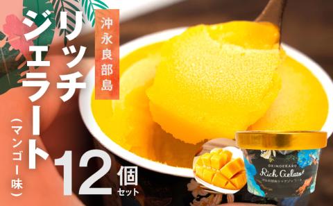 沖永良部島リッチジェラート(マンゴー味)12個セット