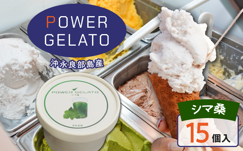 POWER GELATO 沖永良部島産（シマ桑）90ml×15個入り　W066-005-03