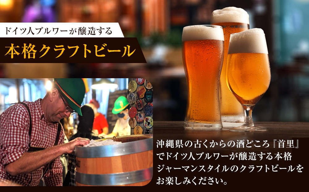 ウォルフブロイオリジナルクラフトビール計6本（3種類x2本）｜ビール クラフトビール 地ビール 那覇市 ギフト 贈答品 ドイツ ジャーマンスタイル 本場ドイツ 瓶ビール 