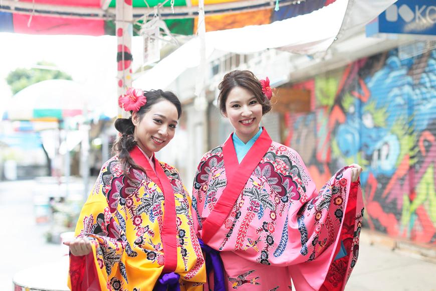 【Oguri Kimono Salon】琉装プチ体験プラン１名様（店内撮影可）