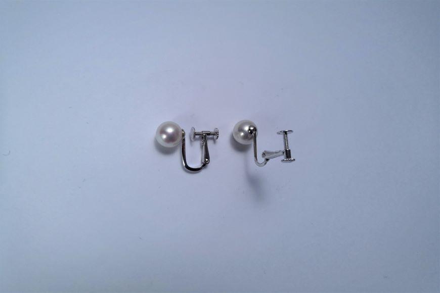 高品質アコヤパールイヤリング
