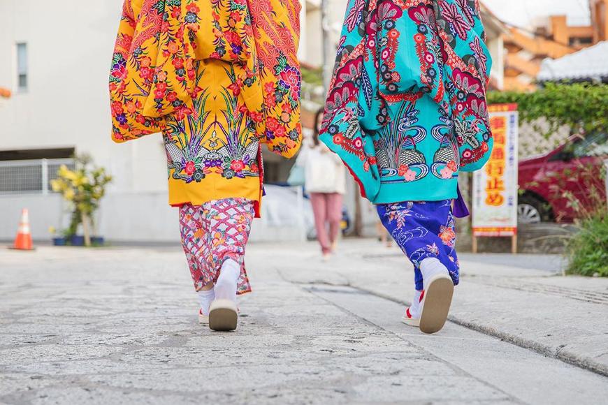 【Oguri Kimono Salon】琉装街ブラ体験プラン１名様（女性）