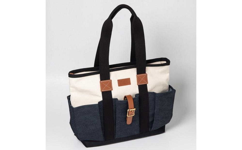 琉球帆布 クラフトマンバッグ 海のシルク