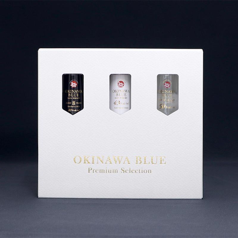 3本セット 40,43,50度 各100ml OKINAWA ISLAND BLUE Premium Selection