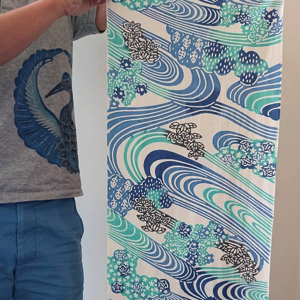 【琉球びんがた工房ちゅらり】ちゅらりの注せん手ぬぐい