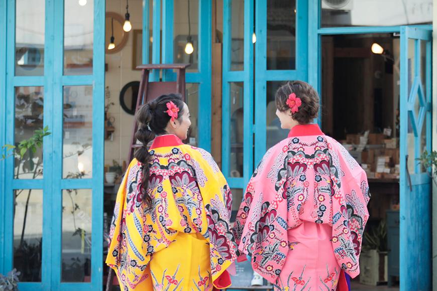 【Oguri Kimono Salon】琉装プチ体験プラン１名様（店内撮影可）