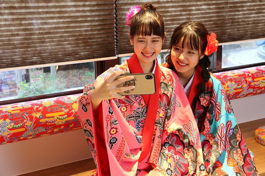 【レンタル琉装veni】自撮りし放題！本格琉装体験プラン！（女性 or 男性1名様）