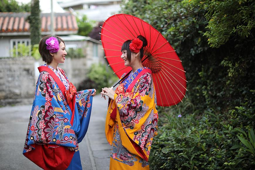 【レンタル琉装veni】プレミアム琉装1日堪能プラン！（女性1名様）