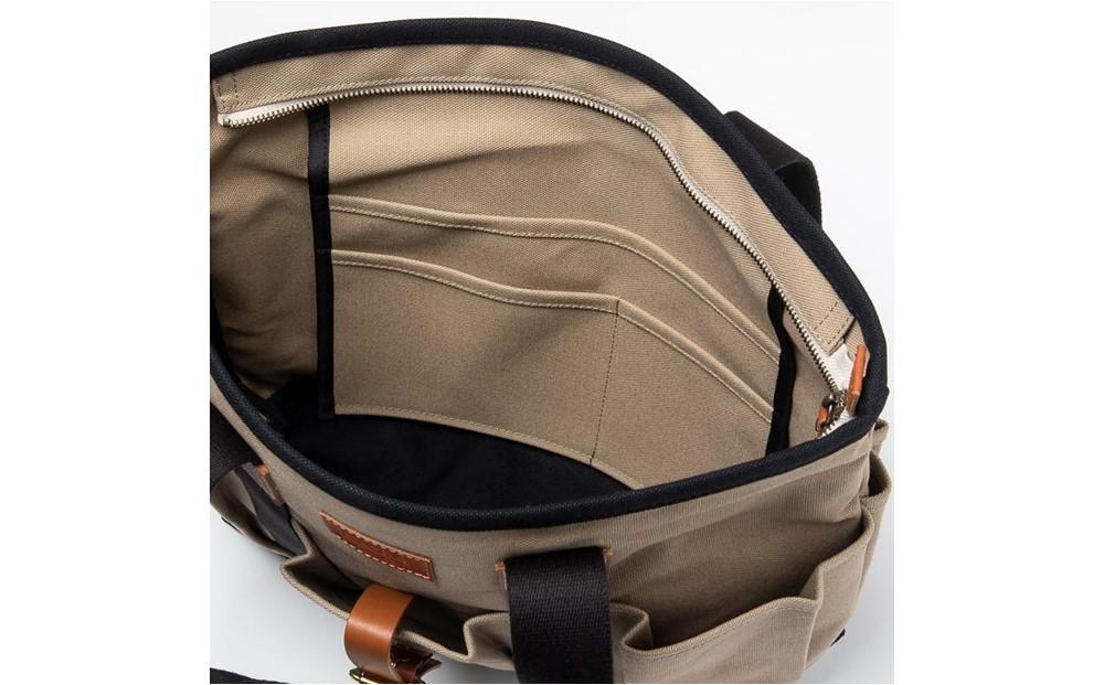 琉球帆布 クラフトマンバッグ 【ライトブラウン】