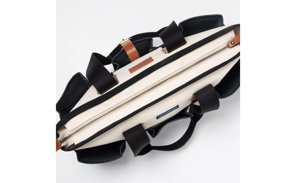 琉球帆布 クラフトマンバッグ 海のシルク