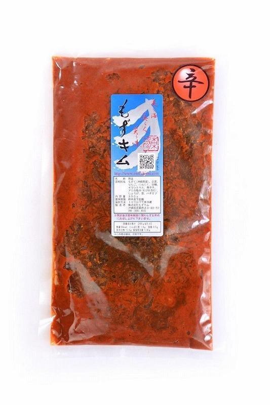 看板商品もずキムと辛口もずキム人気の食べ比べセット