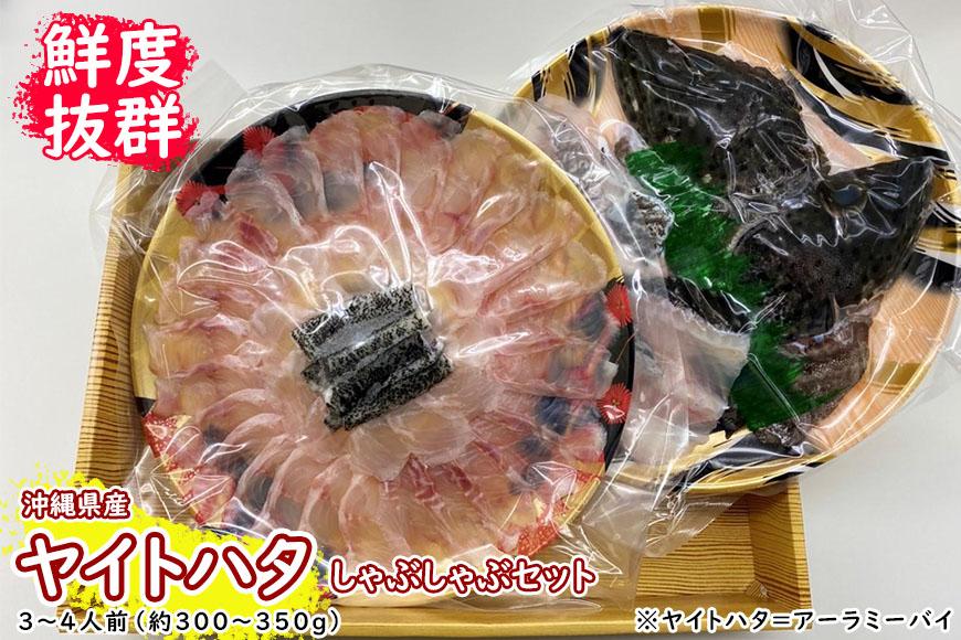 【鮮度抜群！】沖縄県産 しゃぶしゃぶセット ヤイトハタ（アーラミーバイ）約300～350g｜鍋 鍋セット 3～4人前