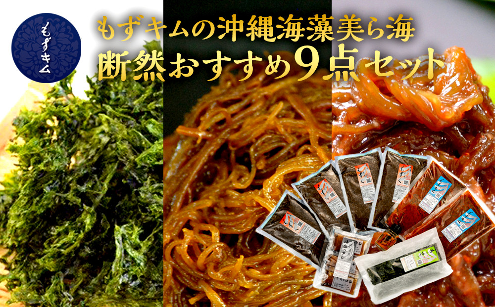 もずキムの沖縄海藻美ら海断然おすすめ9点セット