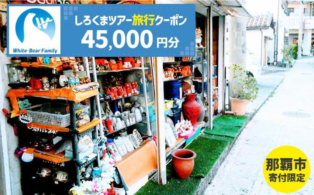 【那覇市】しろくまツアーで利用可能なWEB旅行クーポン（45,000円分）