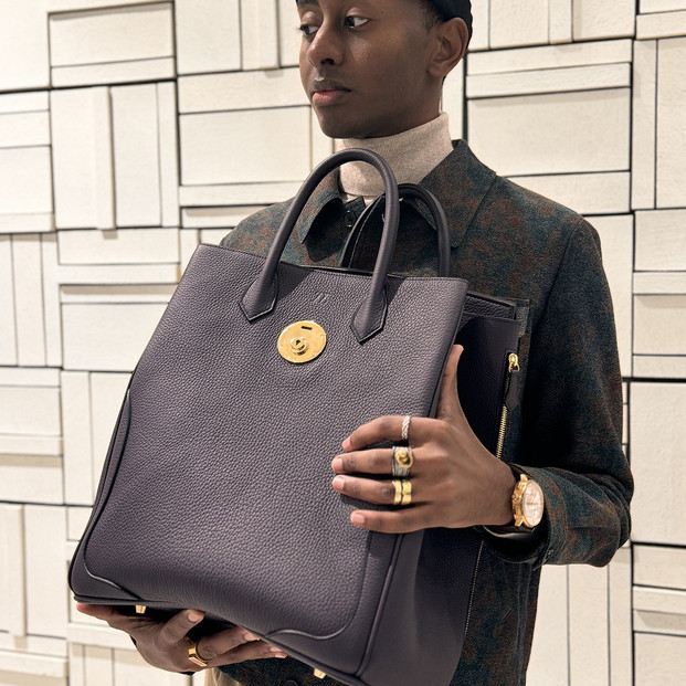 【濃紺】リュック兼トートバッグ 高級 完全ハンドメイド KABUTO_V30 TAIZAN