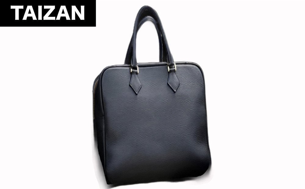 ビジネスバッグ 高級 完全ハンドメイド Business Bag - Black -  TAIZAN
