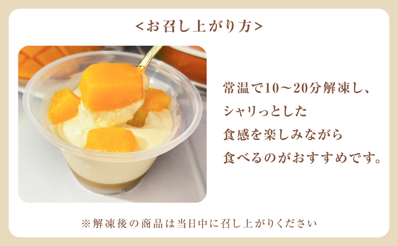 フローズン マンゴーティラミス 1箱 80g × 6個 | ポティロン株式会社 | 国産 沖縄県産 フルーツ 幻のキーツマンゴー 100% | 冷たい ティラミス チーズケーキ デザート スイーツ おやつ 洋菓子 お菓子 グルメ ご褒美 | 冷凍 ギフト 贈り物 お取り寄せ | 沖縄 宜野湾市 送料無料