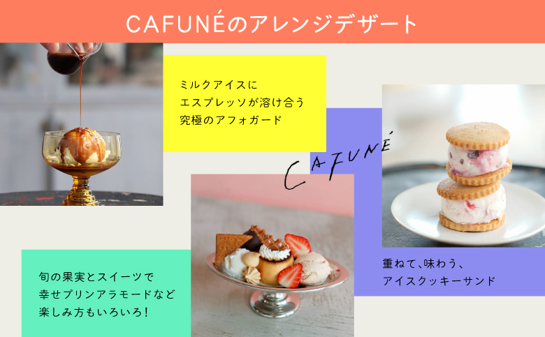 添加剤不使用 CAFUNÉ アイスクリーム 8個セット | 沖縄の食材 国産 厳選素材 手づくり アイス クラフトアイスクリーム | デザート アレンジ 贈り物 ギフト | 沖縄県 宜野湾市 送料無料