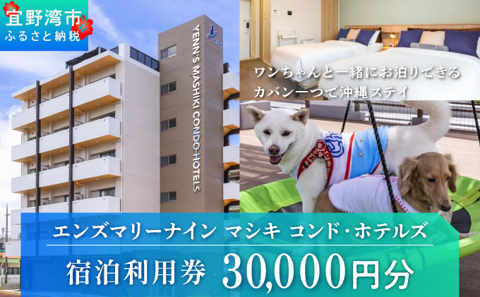 エンズマリーナインマシキ 宿泊利用券 宿泊利用金額 30,000円分 | ペット同伴OK ワンちゃんと一緒に宿泊 | 家族 ファミリー グループ 旅行 沖縄 ホテル 旅行券 トラベル 家具家電付き コンドミニアム 長期滞在 ビジネス 宿泊 宿泊券 宿 観光 リゾート