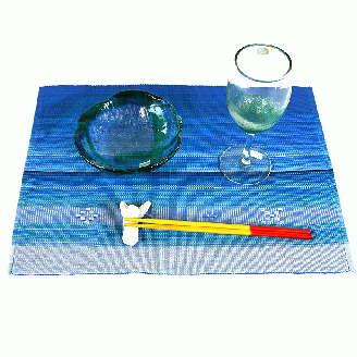 花織ランチョンマット（海）AI-43