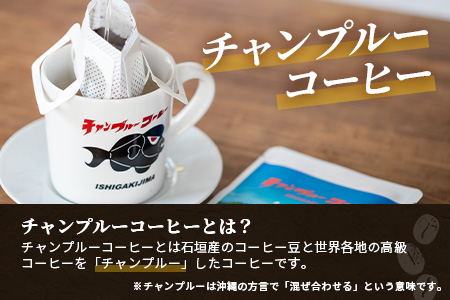 【3ヶ月定期便】石垣島産コーヒー豆MIXブレンド ドリップパック10個と焙煎豆100g×4袋セット IW-4