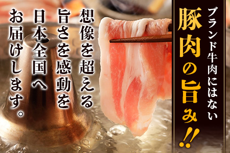 やえやまファームのアグー豚(F1種) 南ぬ豚 しゃぶしゃぶ用ロース200g+バラ200g　E-33