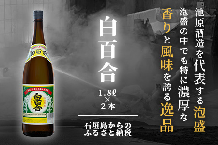 IK-5 池原酒造 白百合1.8リットル 30度 2本セット