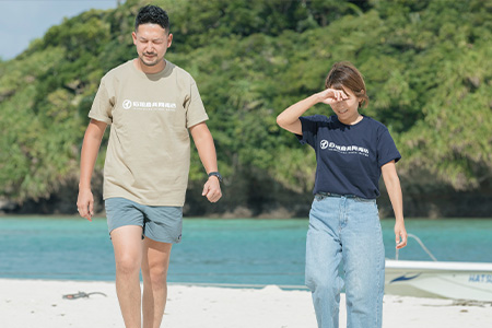 石垣島共同売店 オリジナルTシャツ【カラー:サンド】【サイズ:XLサイズ】KB-24-8