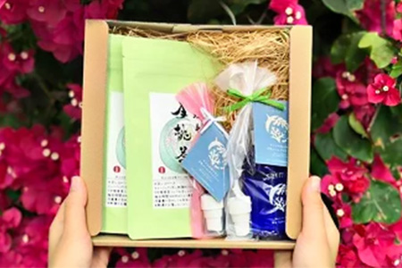 NP-1 石垣島産月桃茶&ルームフレグランスセット＜サンゴ礁保全に＞