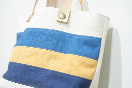 【石垣島の藍染工房】バッグ 帆布 ミニトート KB-172-1