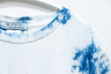 【石垣島の藍染工房】Tシャツ【カラー:マダラ】【サイズ:XXLサイズ】KB-159-1