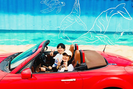 【オープンカーで満喫】レンタカー1日利用券 MAZDA ロードスター《Supremeレンタカー》【 沖縄 石垣 利用券 レンタカー ドライブ レンタル 】FG-11