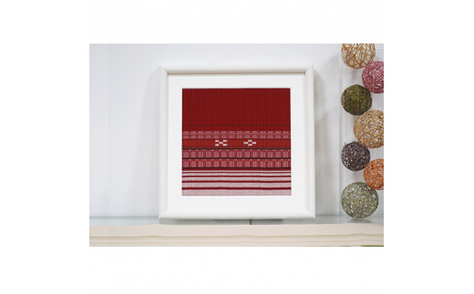 AZ-46-1 みんさー額装・Ｍ（首里城）