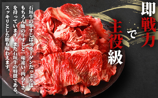 石垣牛・牛すじ ４kg （1kg×４） 冷凍便【 沖縄県 石垣市 牛肉 お肉 牛スジ 牛筋 煮込み おでん カレー 】 SI-87