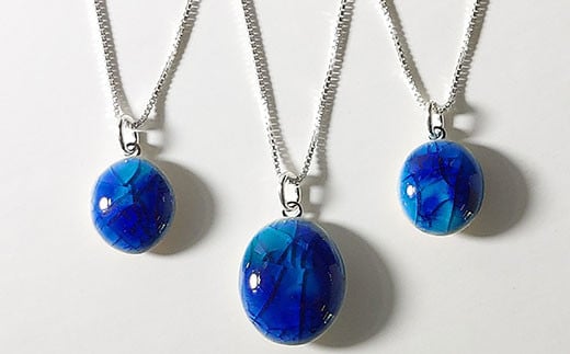 石垣焼 シルバースライドプチネックレス | 沖縄県 石垣市 ネックレス 送料無料 Y-018