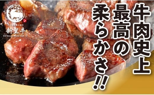 石垣島産 黒毛和牛 新里牛 職人手切りヒレサイコロステーキ（200g×1）200g SZ-32