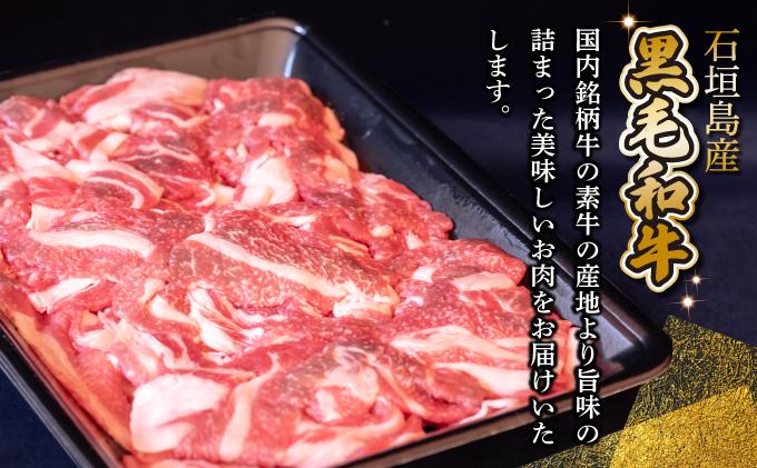 【2026年8月発送】担当者イチオシ!! 石垣島産《黒毛和牛》切り落とし 1kg (500g×2) | お肉 肉 牛肉 冷凍 和牛 牛肉 冷凍  人気 おすすめ 国産 国産牛 小分け 八重山食肉センター 【2026年8月発送】