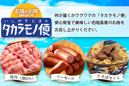 先行予約【新感覚】石垣島の「お肉」詰め合わせ～タカラモノお肉便～【 沖縄 石垣 石垣島 八重山諸島 お肉 南国 詰め合わせ 】SH-006