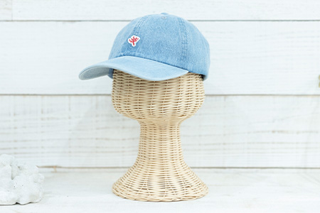 デニムキャップ【カラー:ライトブルー】【サイズ:フリー】KB-89