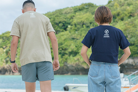 石垣島共同売店 オリジナルTシャツ【カラー:サンド】【サイズ:Lサイズ】KB-24-7