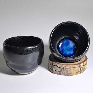 【請福酒造】泡盛15年古酒と石垣焼酒器セット AK-36