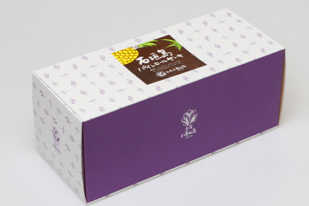 【石垣島産 パイン 100%使用】パインロールケーキ 2本【お土産でも大人気のケーキ】YN-4-1
