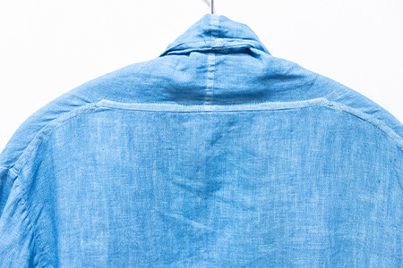 【石垣島の藍染工房】羽織ロング 1着【手作り】【カラー:ブルー】【サイズ:Lサイズ】KB-154-blueL-1