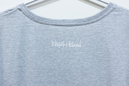 【レディース】オリジナルTシャツ 水牛&サギ レディースTシャツ【カラー:グレー】【サイズ:レディース】KB-149