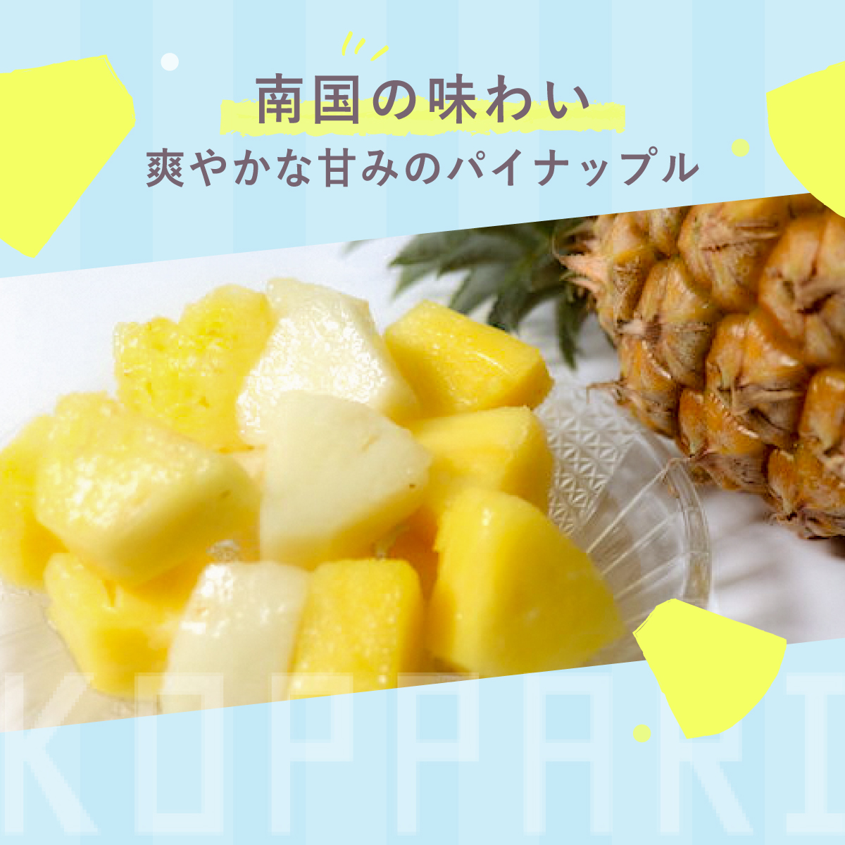 先行予約＜2026年6月より順次発送＞贅沢3種フローズンパイナップル 3パック【 沖縄県 石垣市 果物 パイナップル 冷凍 パイン フローズン 送料無料 】 EF-5